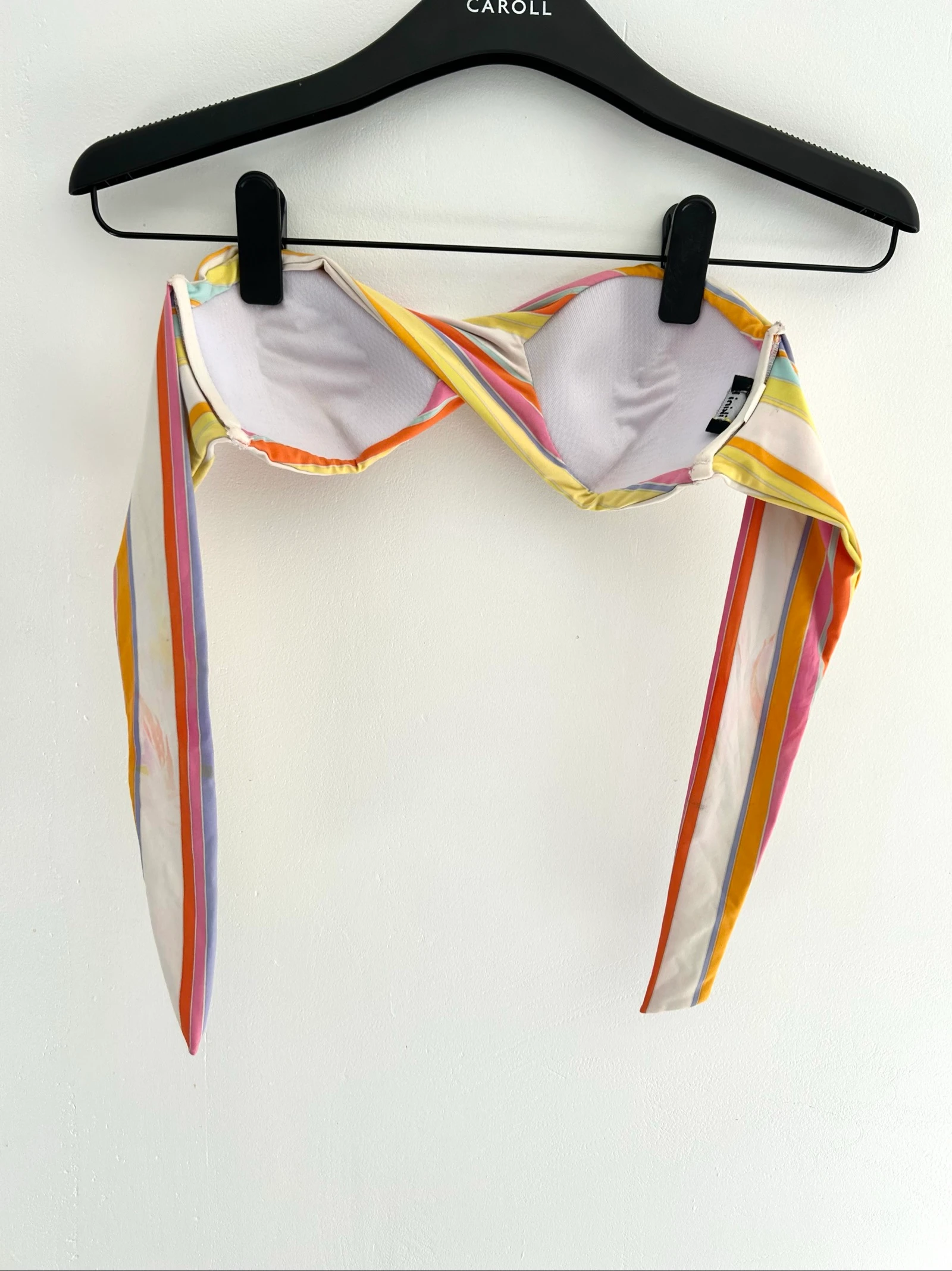 Biquíni de duas peças em poliéster listrado multicolorido Tamanho 36/S Bikini Bar – photo 13